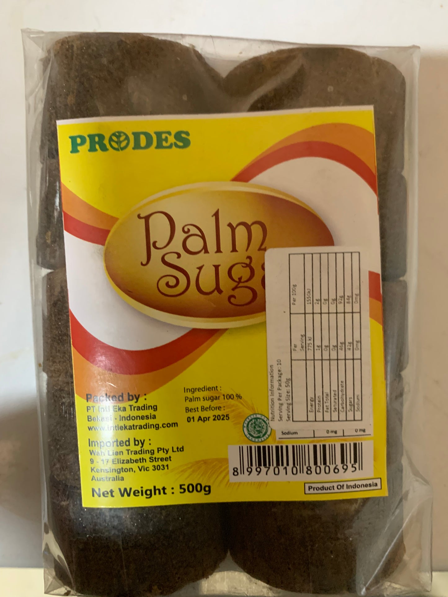 Prodes Palm Sugar 500g