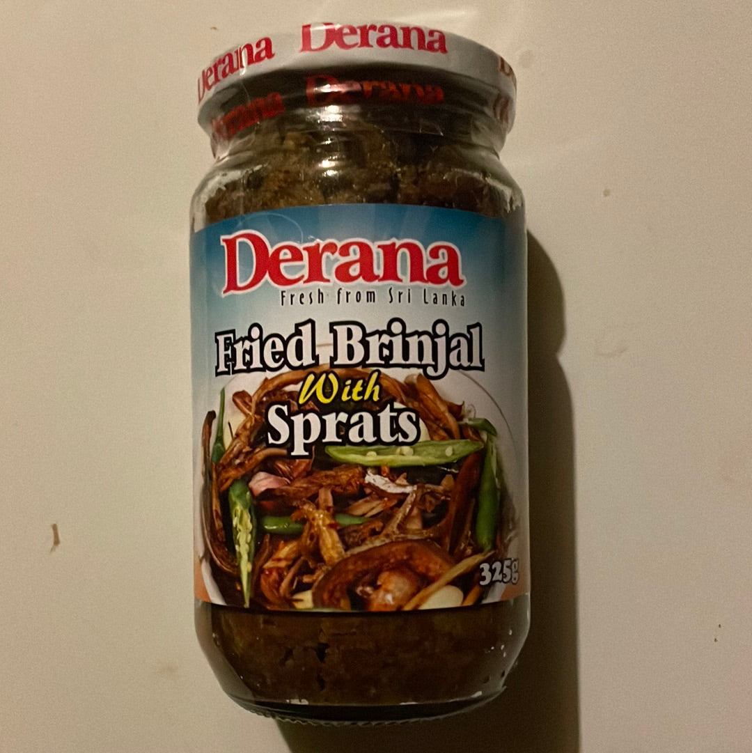 Derana Fried Brinjal with Sprats 325g