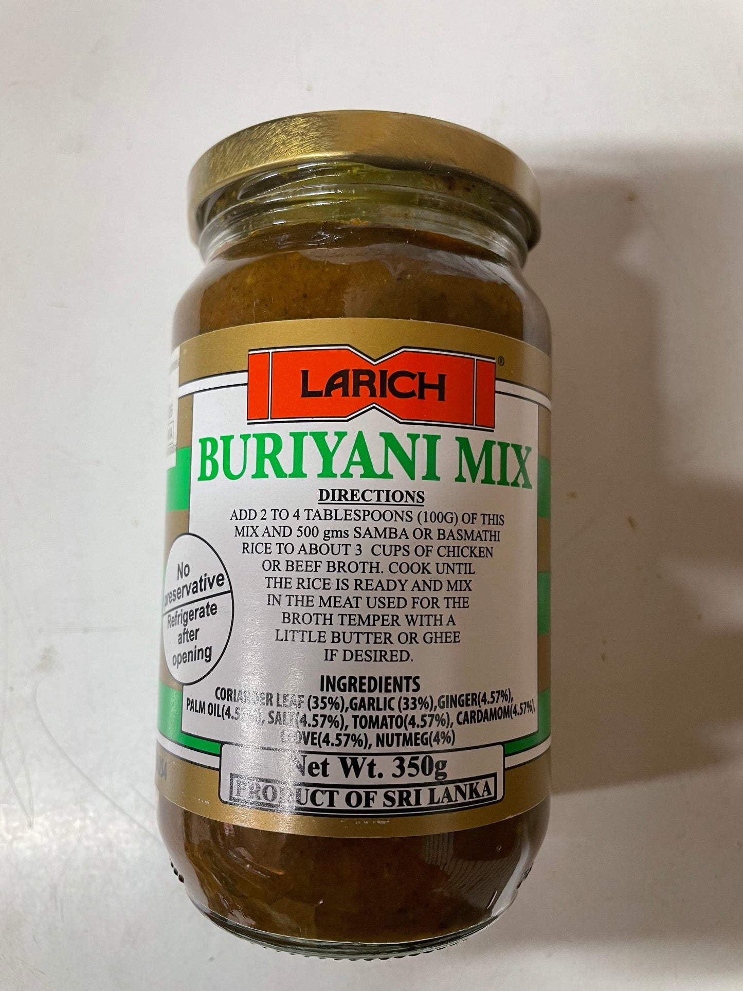 Larich Buriyani Mix 350g