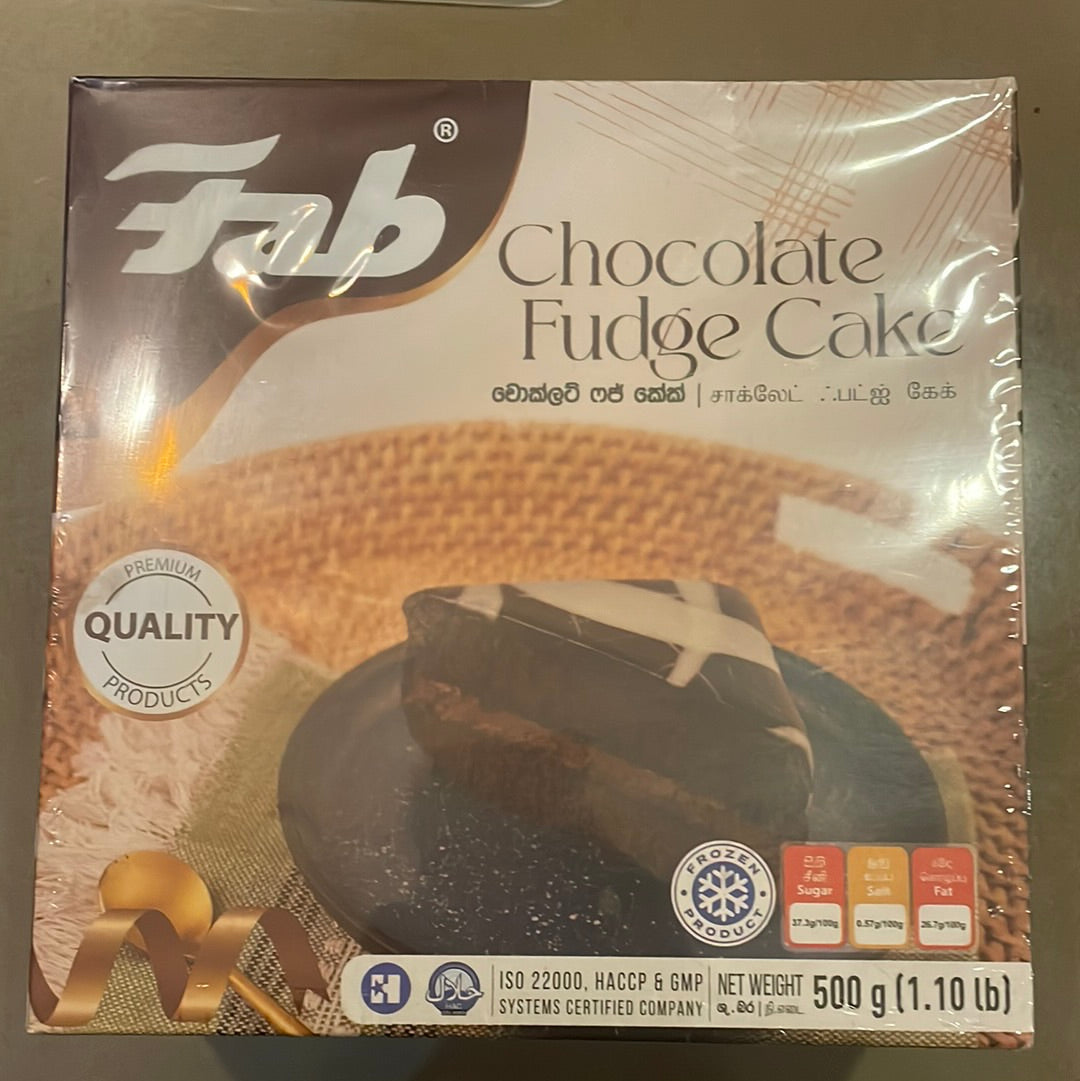 FAB Chocolate Fudge cake 500g