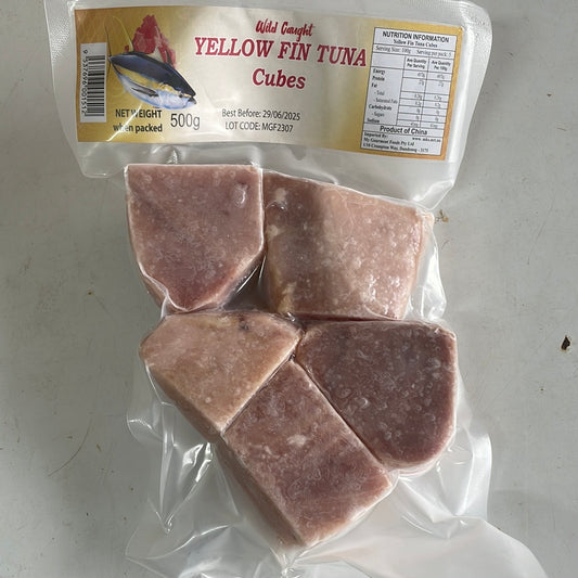 Wild caught Yellow Fin Tuna 500g