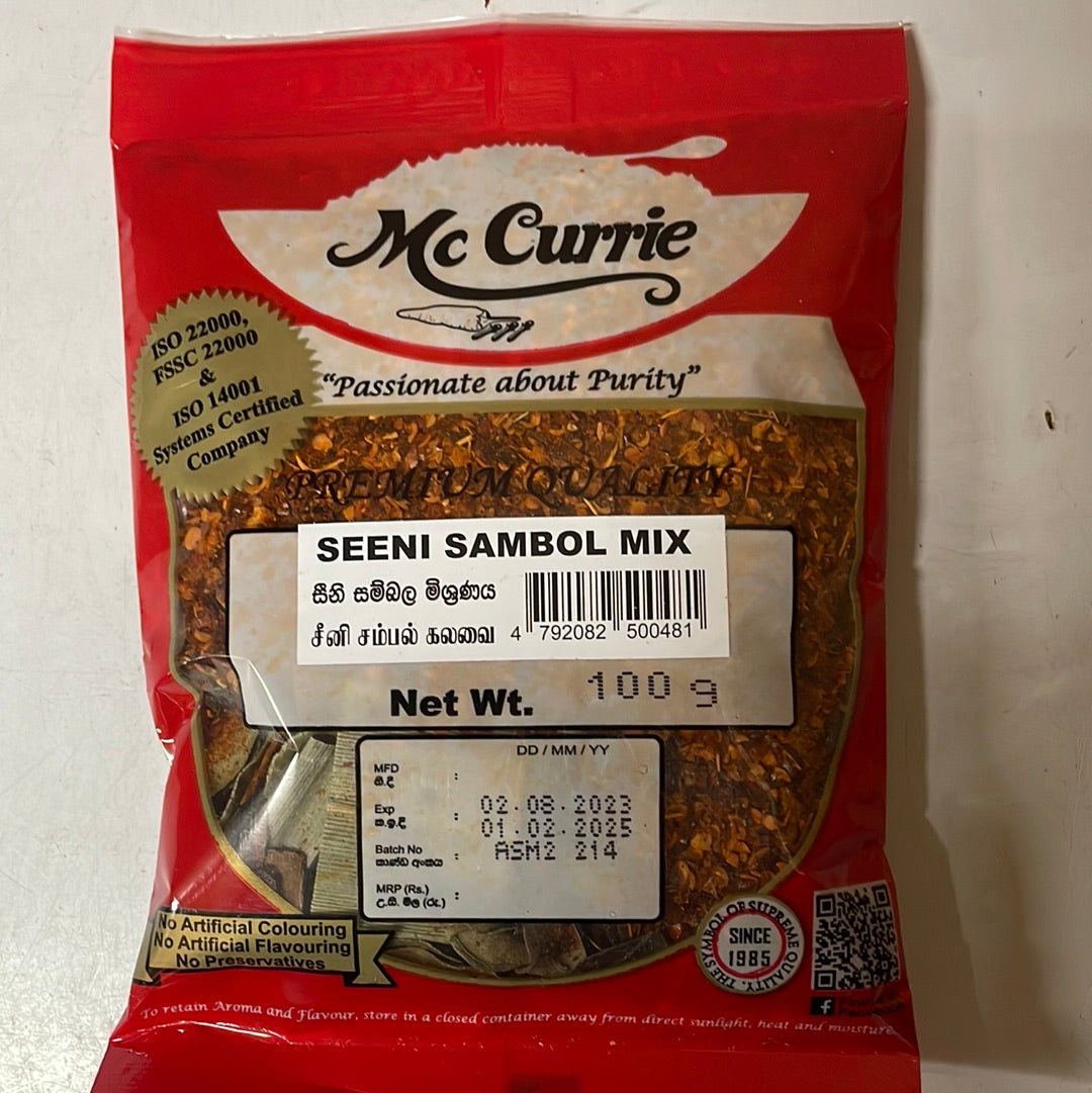 Mc Currie Seeni Sambol mix 100g