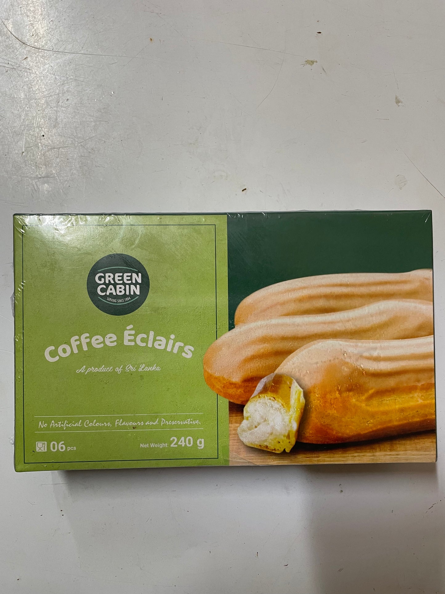 Green Cabin Coffee Eclairs 240g 6pcs