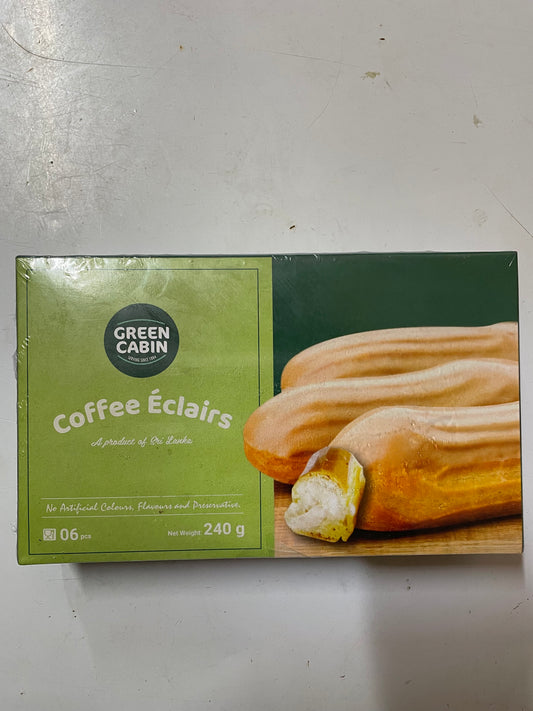 Green Cabin Coffee Eclairs 240g 6pcs