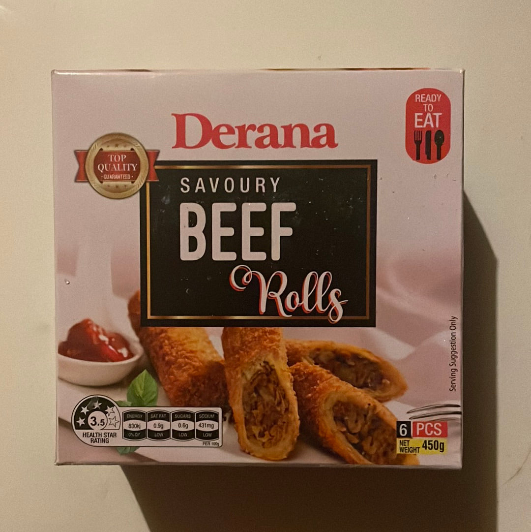 Derana Beef Chinese Rolls 6pcs