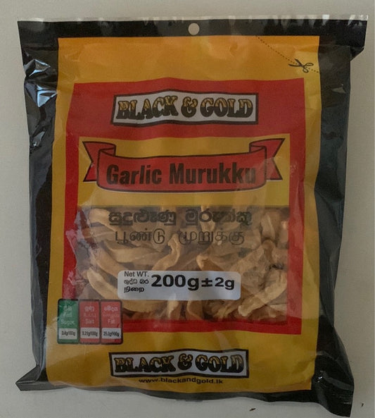 Black & Gold Garlic Murukku 200g