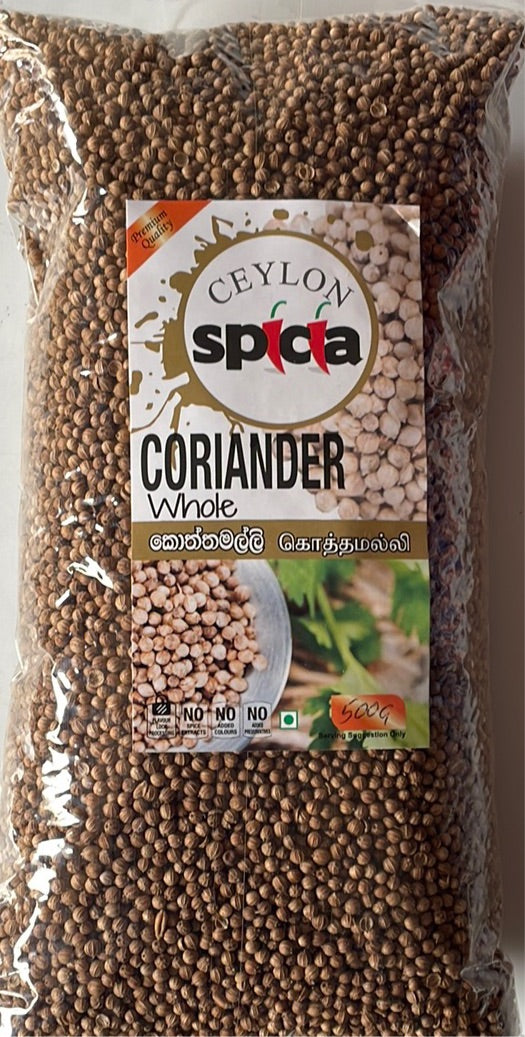 Ceylon Spicia Corriander Seeds 500G