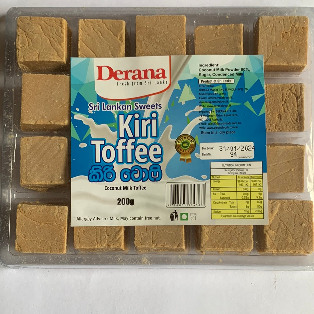 Derana Milk Toffee 200g