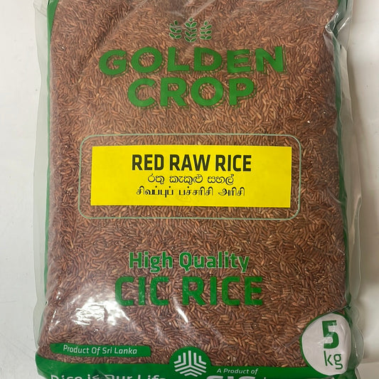 CIC Red Raw Rice (Rathu Kekulu)5Kg