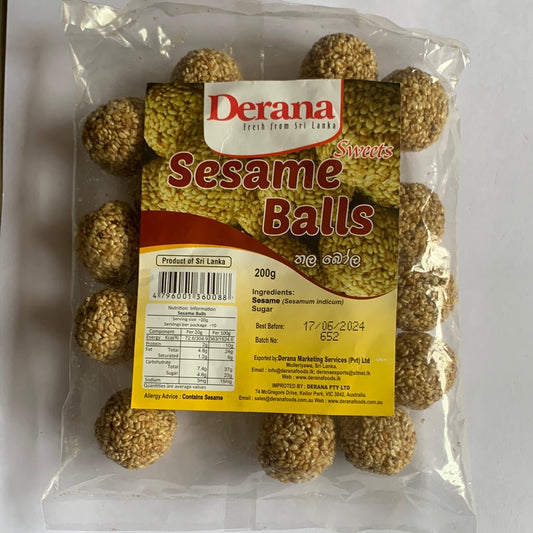 Derana Sesame Balls 200g (Thala Bola)