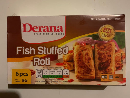 Derana Fish Stuffed Roti