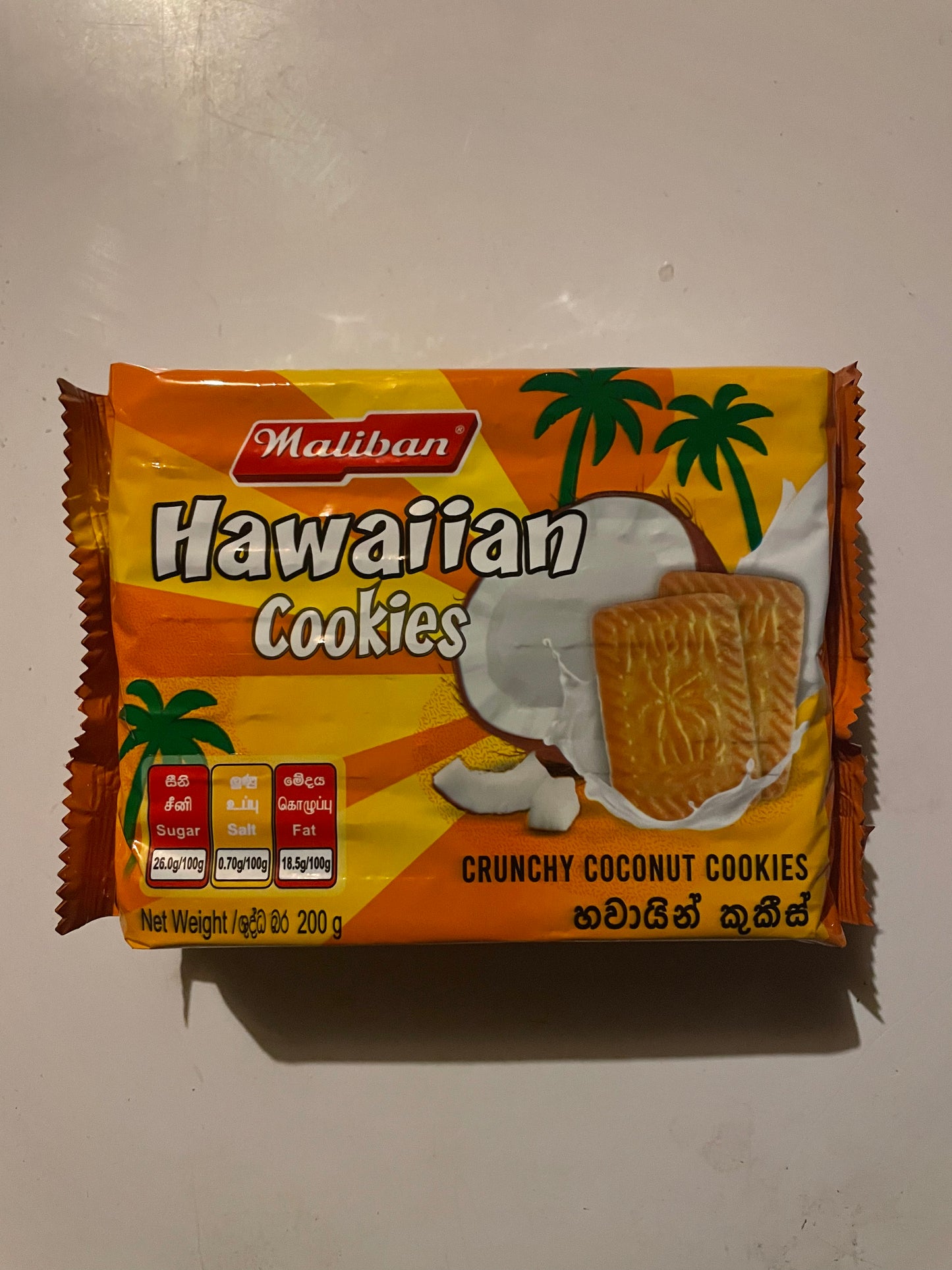 Maliban Hawaiian Cookies