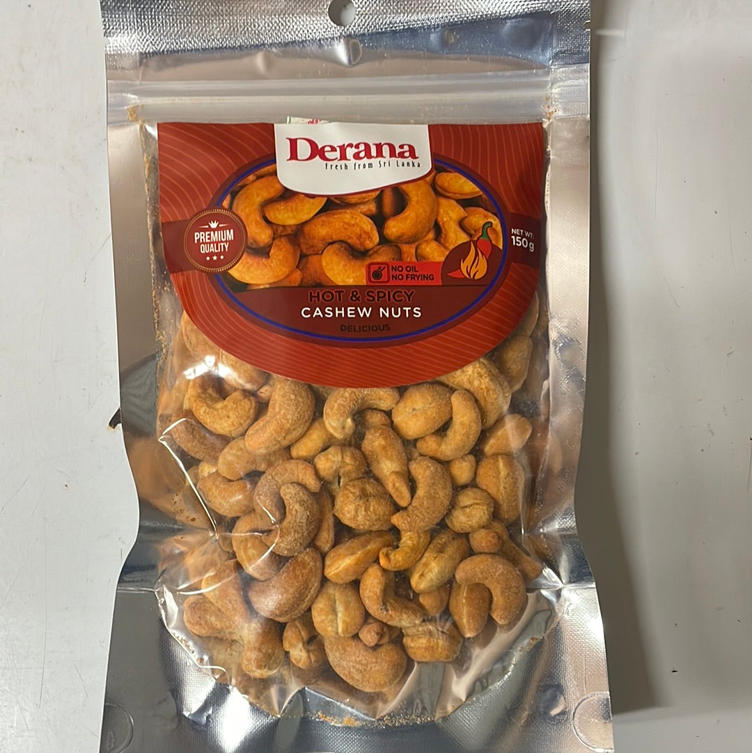 Derana hot & spicy cashew nuts 150g