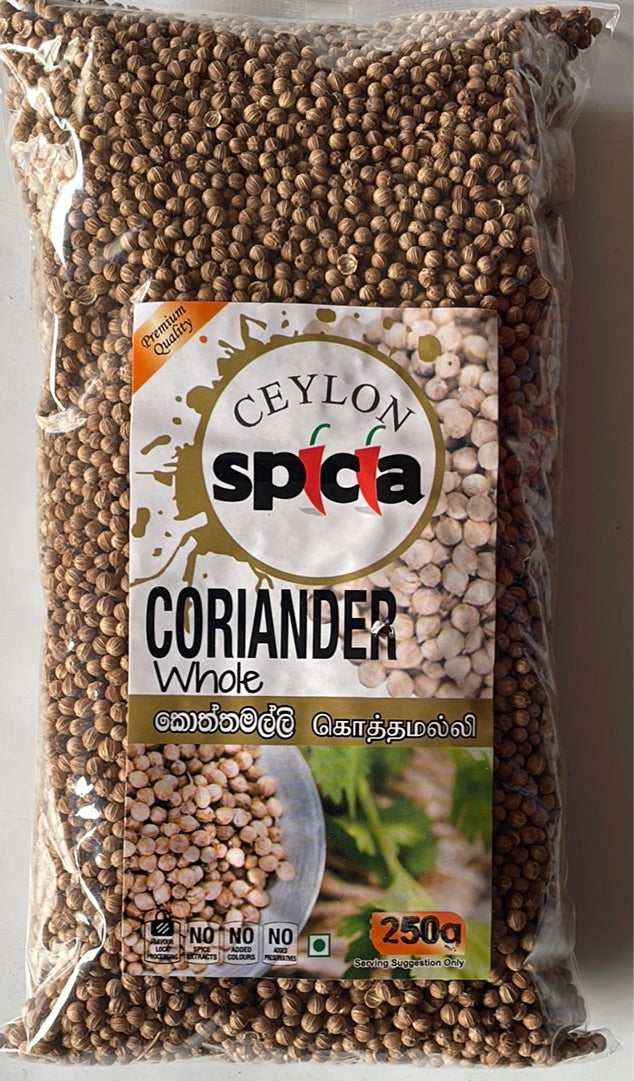 Ceylon Spicia Corriander Seeds 250G