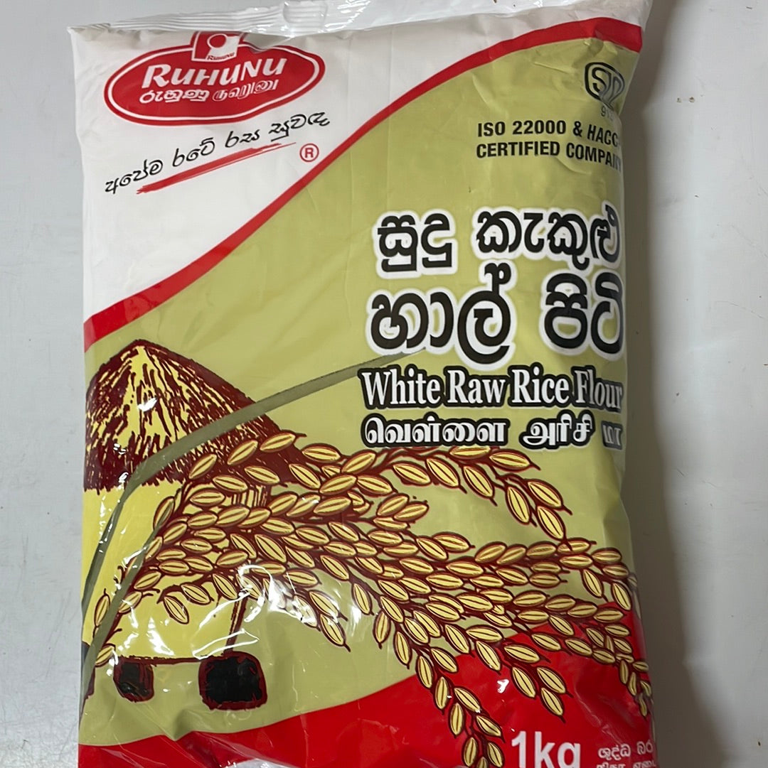 Ruhunu White Raw Rice Flour 1Kg